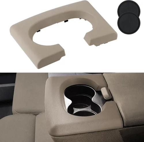 Miniatura 8 de Almohadilla de Repuesto para Portavasos de Consola Central Negro Compatible con Ford F150 2004-2014 Almohadilla para Portavasos de Consola Central