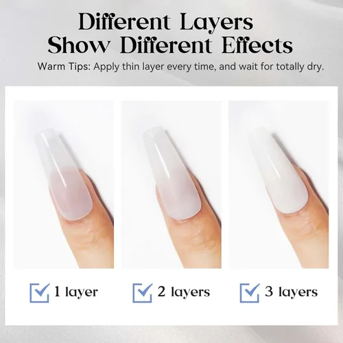 Miniatura 6 de MIZHSE Esmalte de uñas de secado rápido, esmalte de uñas blanco lechoso de secado al aire rápido, 15 ml de esmalte de uñas a base de agua regular