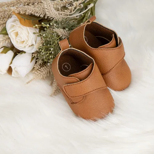 Miniatura 3 de HsdsBebe Zapatos Oxford de piel sintética con suela de goma suave, antideslizantes, para niños y niñas, para caminar, mocasines