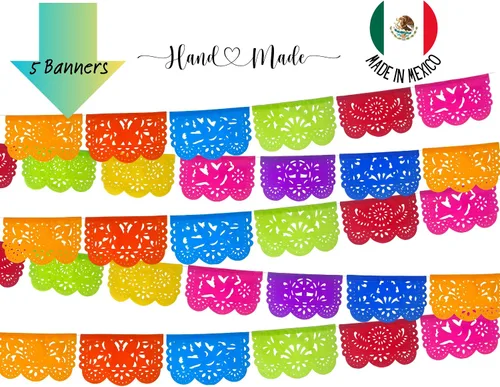 Miniatura 3 de Mini decoraciones de fiesta, decoraciones de fiesta mexicana para fiestas pequeñas, la oficina o incluso la noche de tacos, paquete de 5 mini