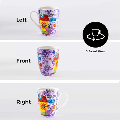 Miniatura 5 de Divinity Boutique Birdhouse - Tazas en caja, 12 onzas