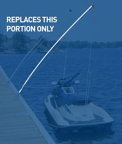 Miniatura 2 de Dock Edge + Látigo de repuesto Howell (2000 Lb) para + 3100