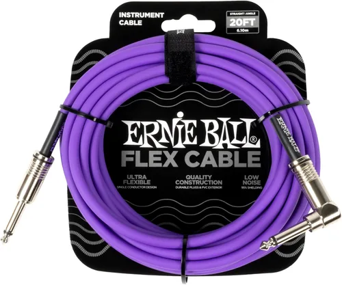 Miniatura 3 de Ernie Ball - Cable de instrumento flex recto/recto 10 pies - Negro (P06434)