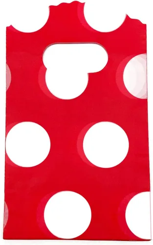 Miniatura 9 de Joyhey 100 bolsas pequeñas de plástico para mercancías de 3.5 x 5.9 pulgadas, bolsas de compras, bolsas de venta al por menor, bolsas de regalo