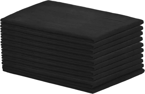 Miniatura 22 de Paños de Cocina Negros de Saco de Harina - 100% Algodón, 27"x27", Paquete de 5, Paños de Cocina Altamente Absorbentes - Uso Versátil para Hornear