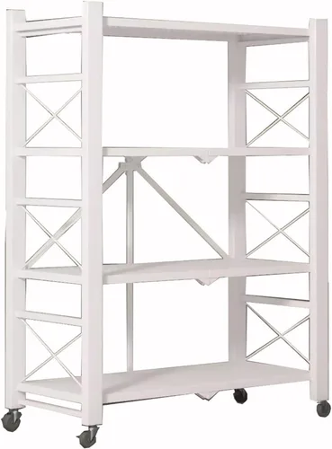 Miniatura 8 de Estantes plegables sin instalación, estantes para el hogar, estanterías multicapa, balcón, almacenamiento de exhibición, estante de hierro