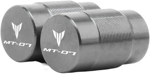 Miniatura 10 de F para Yamaha MT07 FZ07 Mt-07 2019 2020 2021 Palancas de embrague de freno corto y tapas de aire Y para válvula de neumático de automóvil