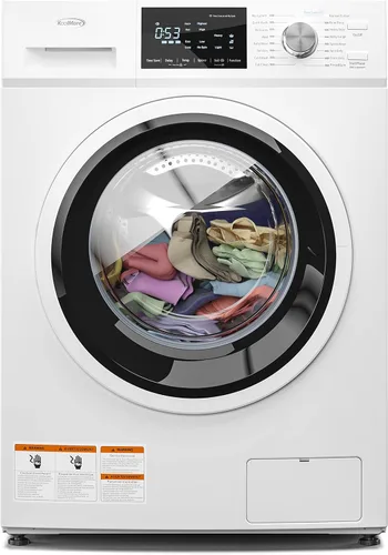 Miniatura 13 de KoolMore Combo de lavadora y secadora de carga frontal 2 en 1, 2.7 pies cúbicos, para apartamento, dormitorio, RV, 16 ciclos de lavado y 4 ciclos