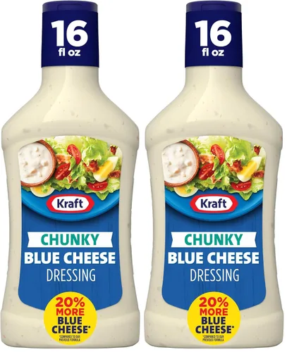 Miniatura 10 de Kraft Aderezo de queso azul grueso (botella de 16 fl oz)
