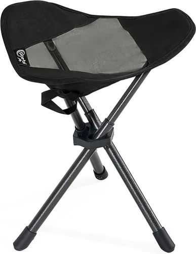 Miniatura 10 de Portal Taburete plegable para camping, portátil, plegable, asiento trípode para senderismo, caza, caminata, pesca, viajes, al aire libre