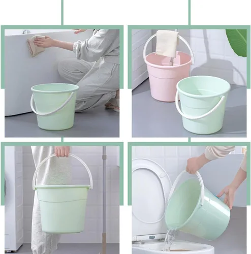 Miniatura 8 de Cubo Contenedor de agua de plástico Contenedor de almacenamiento de Verde