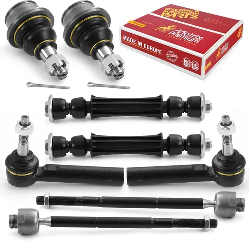 Miniatura 101 de Metrix Premium Chassis Parts - Kit de suspensión delantera de 10 piezas para BMW X5 2007-2013, BMW X6 2008-2014, reemplazo, fabricado en Europa