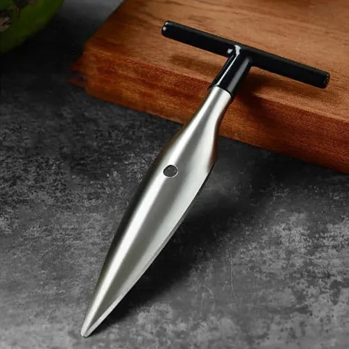 Miniatura 4 de Juego de herramientas de abridor de coco de alta calidad, cuchillo raspador de coco y removedor de carne de coco de acero inoxidable con mango