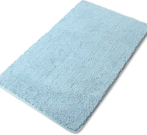 Miniatura 98 de Yeaban Alfombra de pasillo de baño de 24 x 72 pulgadas, antideslizante, alfombra de baño larga de felpilla gruesa, absorbente y lavable, alfombra