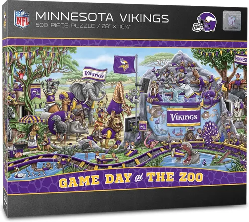 Miniatura 6 de YouTheFan - Rompecabezas NFL Game Day at The Zoo, 500 piezas