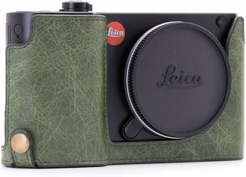 Miniatura 10 de MegaGear MG1283 Leica TL2, TL Ever Ready - Funda de piel auténtica para cámara con acceso a batería