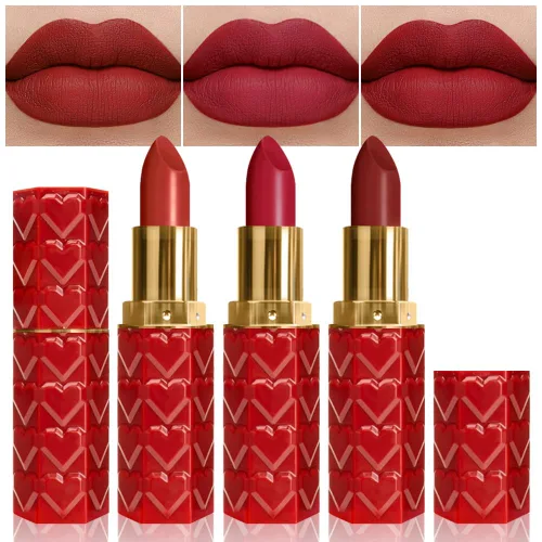 Miniatura 8 de Juegos de delineador de labios mate Nude, de ligero a oscuro, lápiz labial de terciopelo de alto pigmento para maquillaje diario, para mujeres