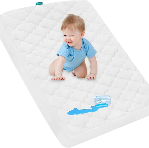 Miniatura 6 de Pack and Play - Protector de colchón ajustable impermeable para colchón de corral, compatible con Graco Pack n Play & Dream On Me & Pamo Babe, Negro