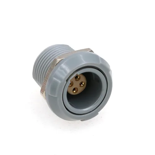 Miniatura 9 de 1P plástico PAG PKG enchufe enchufe Push Pull Auto bloqueo Hold Conector 2 Pin Plug macho para médico