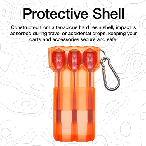 Miniatura 2 de Casemaster de GLD Products - Estuche ajustable para dardos Nomad Anaranjado Neón