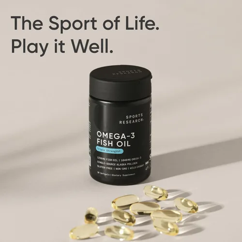 Miniatura 7 de Sports Research Aceite de Pescado Omega 3 de Triple Potencia 1250mg de Abadejo Salvaje de Alaska - Suplemento de Aceite de Pescado Sin Eructos