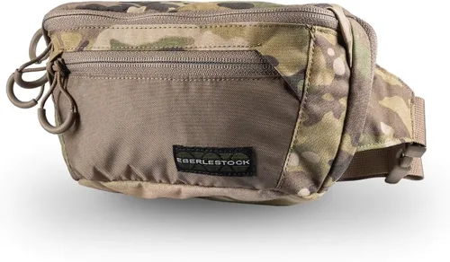 Miniatura 10 de Eberlestock Bando Bag - Tactical Men's Fanny Pack w/Adjustable Waist Belt, Zippered Pockets, Compact Lightweight Belt Bag verde/negro