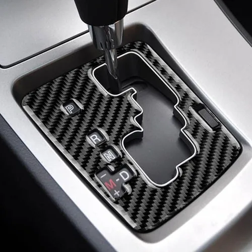 Miniatura 4 de AIRSPEED Cubierta Adhesiva de Consola Central de Fibra de Carbono para Cambio de Marchas Panel Interior para Mazda 3 2010 2011 2012 2013 Accesorios