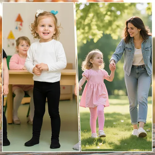 Miniatura 7 de American Trends Medias de bebé para niñas, leggings de algodón de punto trenzado, medias suaves sin costuras para recién nacidos, medias para bebés