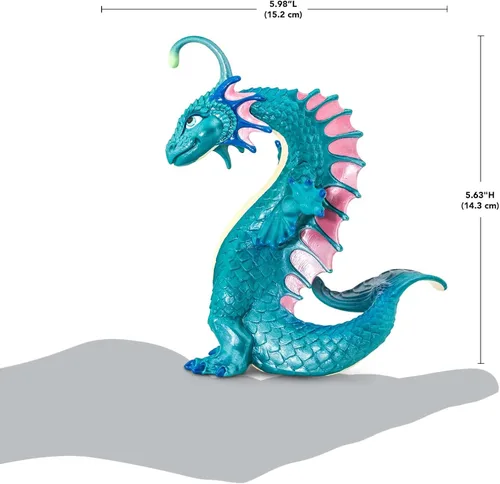 Miniatura 3 de Safari Ltd. Figura de dragón oceánico, figura detallada de dragón de 6 pulgadas, juguete mítico para niños, niñas y niños a partir de 4 años