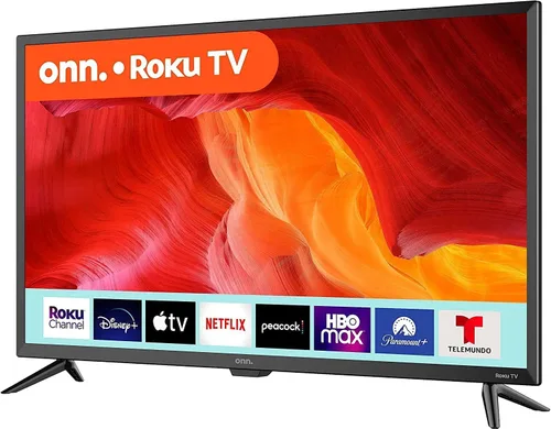 ONN Smart TV HD LED de 24 pulgadas con resolución de 720p, frecuencia de actualización de 60 Hz, pantalla DLED, transmisión inalámbrica 100012590