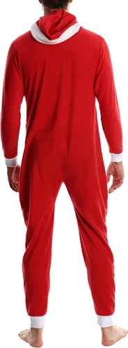 Miniatura 3 de SLEEPHERO - Pijama de Navidad para hombre, diseño de una sola pieza (estilo mameluco)