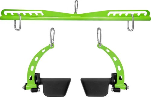 Yes4All Barra desplegable LAT de agarre neutro, mango esparcidor de rango de movimiento, barra larga de gimnasio en casa para fijación de máquina de