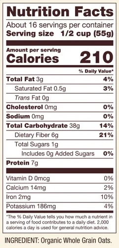 Miniatura 5 de Bob's Red Mill Avena enrollada gruesa orgánica sin gluten, 32 onzas (paquete de 2)