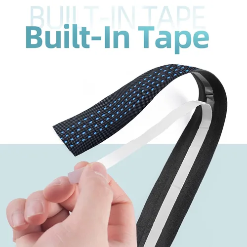 Miniatura 5 de ROCKBROS Cinta de manillar de bicicleta para bicicleta de carretera Cinta de agarre para manillar de bicicleta, cinta de agarre blanca Blanco
