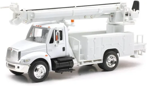 Camión excavador utilitario internacional 4200 modelo de metal fundido a presión escala 1/43