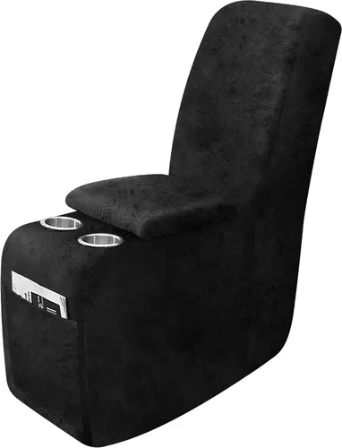 Miniatura 33 de ANARACHON Fundas para sillas reclinables con aspecto de cuero, funda elástica de 4 piezas, funda suave para silla reclinable, protector de muebles