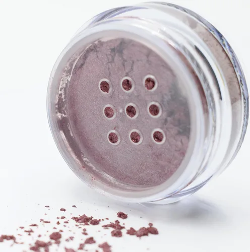 Miniatura 18 de Pure Ziva Adobe Glaze - Pigmento de polvo suelto de sombra de ojos en color bronce cobrizo, color rojo claro, rosa, maceta de polvo mineral con una