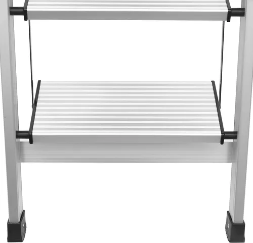 Miniatura 8 de Escalera montada en la pared, litera de metal de 5 escalones, escalera de escalada con pasamanos ajustables para ático, sótano, exterior, 66.1 x