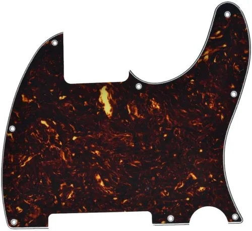 Miniatura 11 de KAISH Golpeador de 8 agujeros, liso, para guitarra Telecaster Esquire, perla de abulón