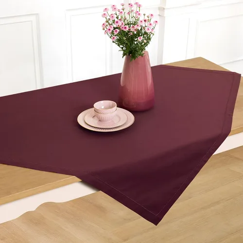 Miniatura 44 de Solino Home Mantel cuadrado de lino y algodón con vainica, 52 x 52 pulgadas, lavable a máquina para verano, 4 de julio