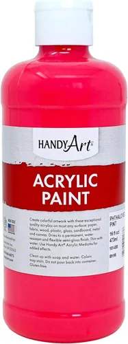 Miniatura 89 de Pintura acrílica para estudiantes, artesanías de 16 onzas. Plateado metálico
