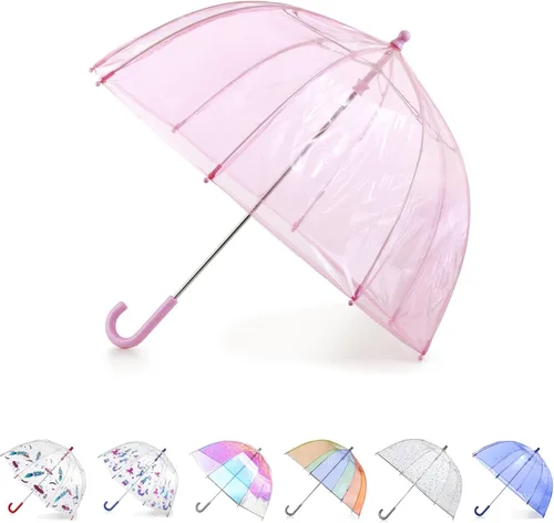 Miniatura 23 de Totes- Paraguas de burbujas transparente para niños con mango de fácil agarre), 2236N53