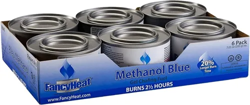 Miniatura 4 de Juego de 28 piezas de repuesto desechables de aluminio para bufé, incluye sartenes de aluminio, combustible de metanol, utensilios para servir