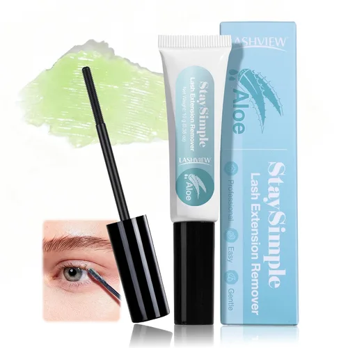 Miniatura 14 de LASHVIEW - Pegamento para extensiones de pestañas, 0.3 seg de secado rápido, permanencia de 6-8 semanas, adhesivo negro profesional, pegamento
