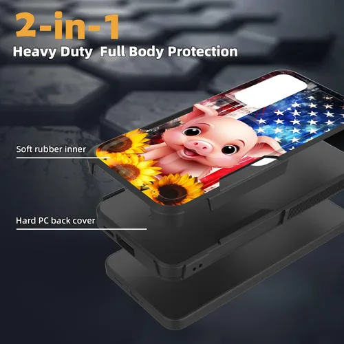 Miniatura 5 de Funda magnética para Galaxy A16 5G, [compatible con MagSafe] [protección contra caídas de grado militar] Funda resistente a prueba de golpes