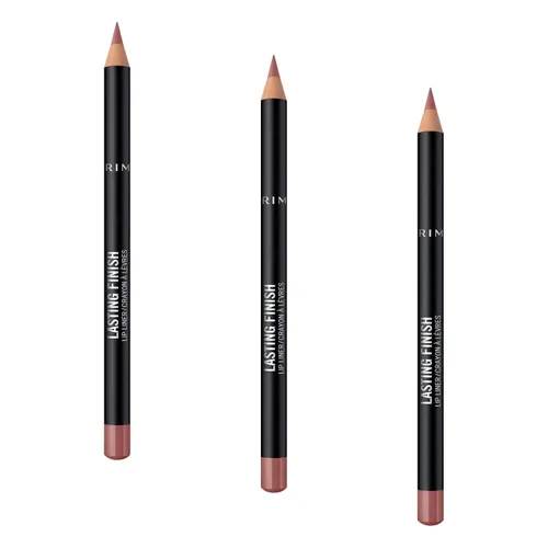 Miniatura 29 de Rimmel Lasting Finish 8HR Lápiz delineador de labios suave, fórmula vibrante y mezclable para bloquear el lápiz labial en su lugar durante 8 horas