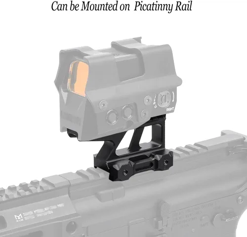 Miniatura 2 de NOBUHIRO Picatinny Riser Mount, 1.5" High Profile 8 Slot 3.35" Rail Red Dot Riser Mount for Red Dots Sight, Scopes, and Optics, Fit for 20mm
