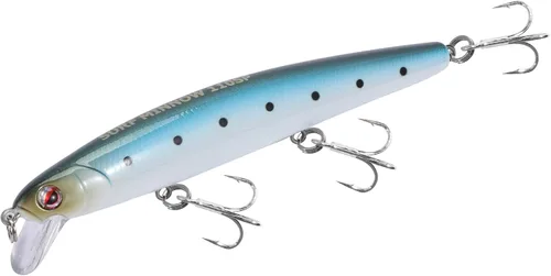 Miniatura 24 de LITTMA Señuelos de pesca de surf de California Señuelos de pesca de agua salada Jerkbait Crankbait Surf Minnow 110 - Sardina metálica Super Glow
