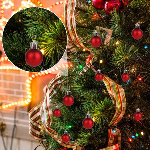 Miniatura 5 de SAVITA 200 ganchos para adornos de Navidad, 2.4 x 0.5 pulgadas, ganchos para adornos de árbol de Navidad en forma de C con caja de almacenamiento