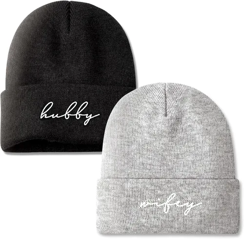 Miniatura 13 de Mr and Mrs Beanies, Wedding Gifts for Couples, His and Hers Engagement Gift, Honeymoon Travel Essentials